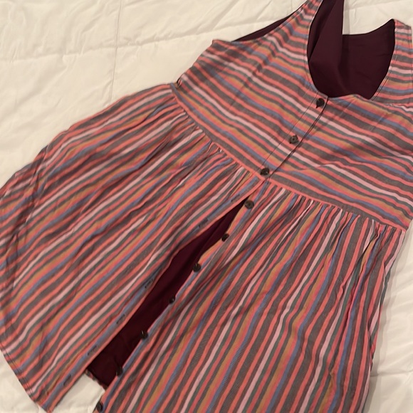 MADEWELL STRIPE DRESS SIZE XL - Picture 3 of 4